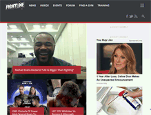 Tablet Screenshot of fightline.com